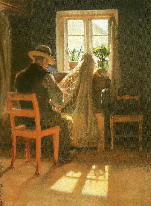 kran wollesen boder garn, Anna Ancher